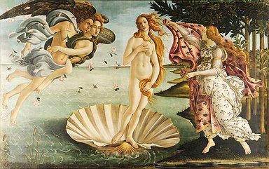 The Birth of Venus - Botticelli (1485)