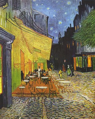 Cafe Terrace at Night - Van Gogh (1888)