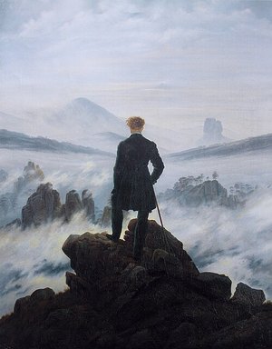 Wanderer above the Sea of Fog - Friedrich (1818)