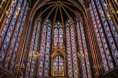Stained glass - Sainte-Chapelle (around 1248)